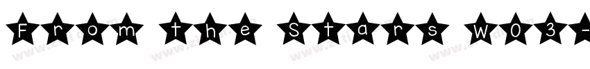 From the Stars W03字体转换
